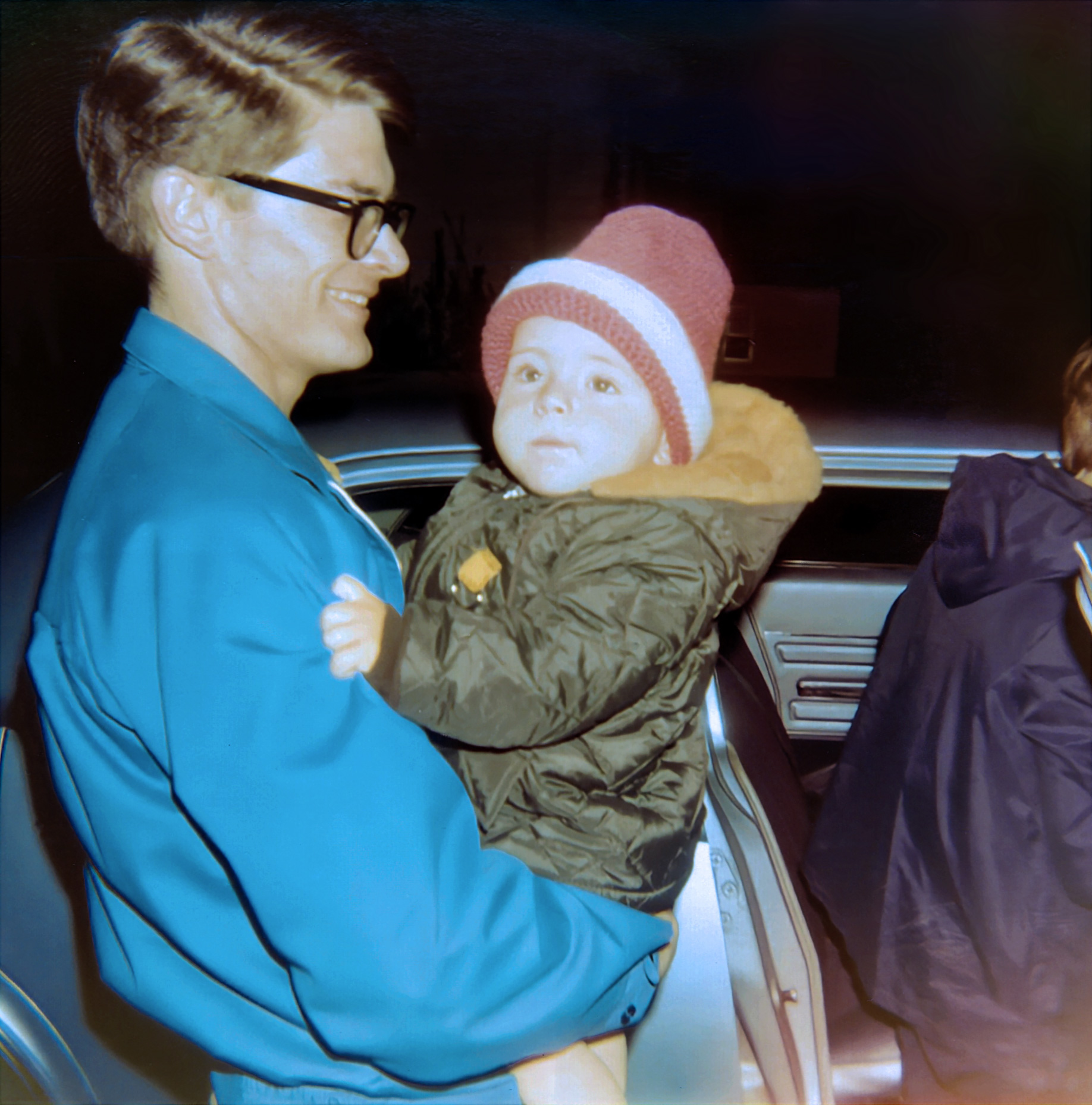 Richard & David Coe, in North Ridgeville, Ohio, October 1969